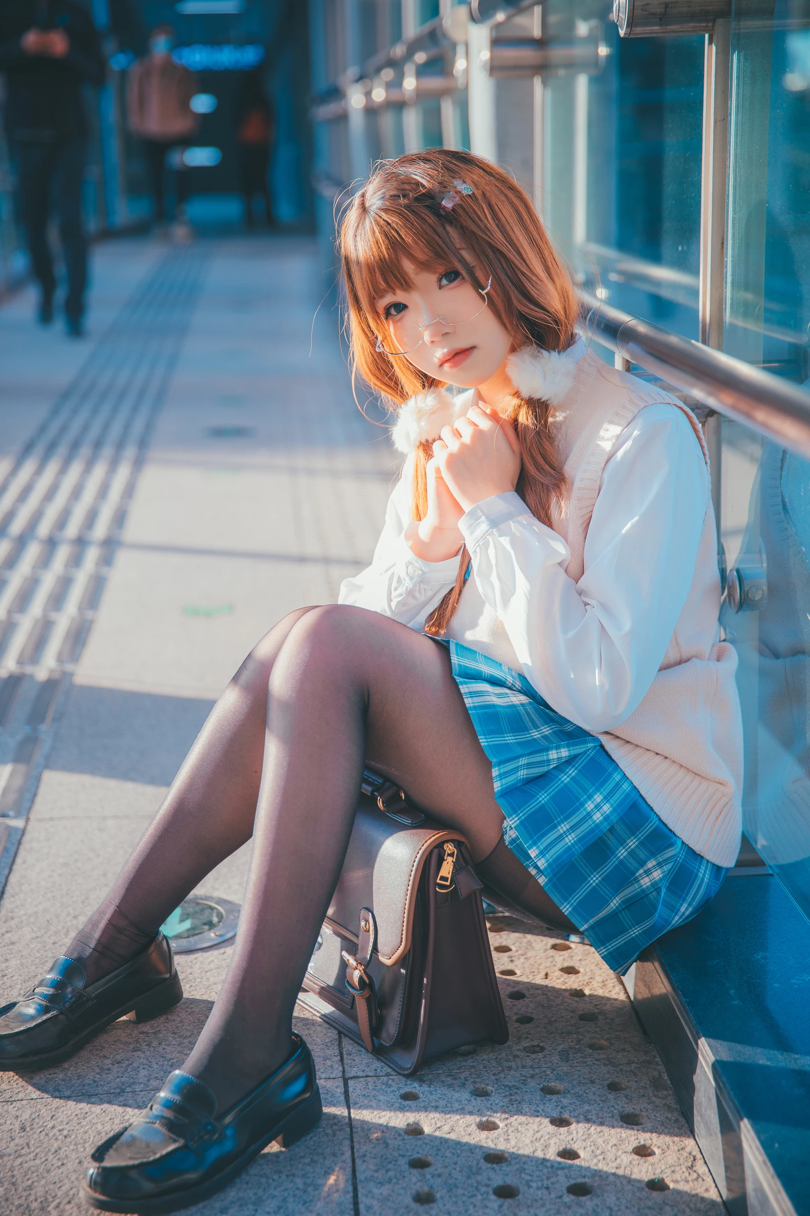 Cos小姐姐雪琪---JK夕阳-[25P-355MB]-3.webp